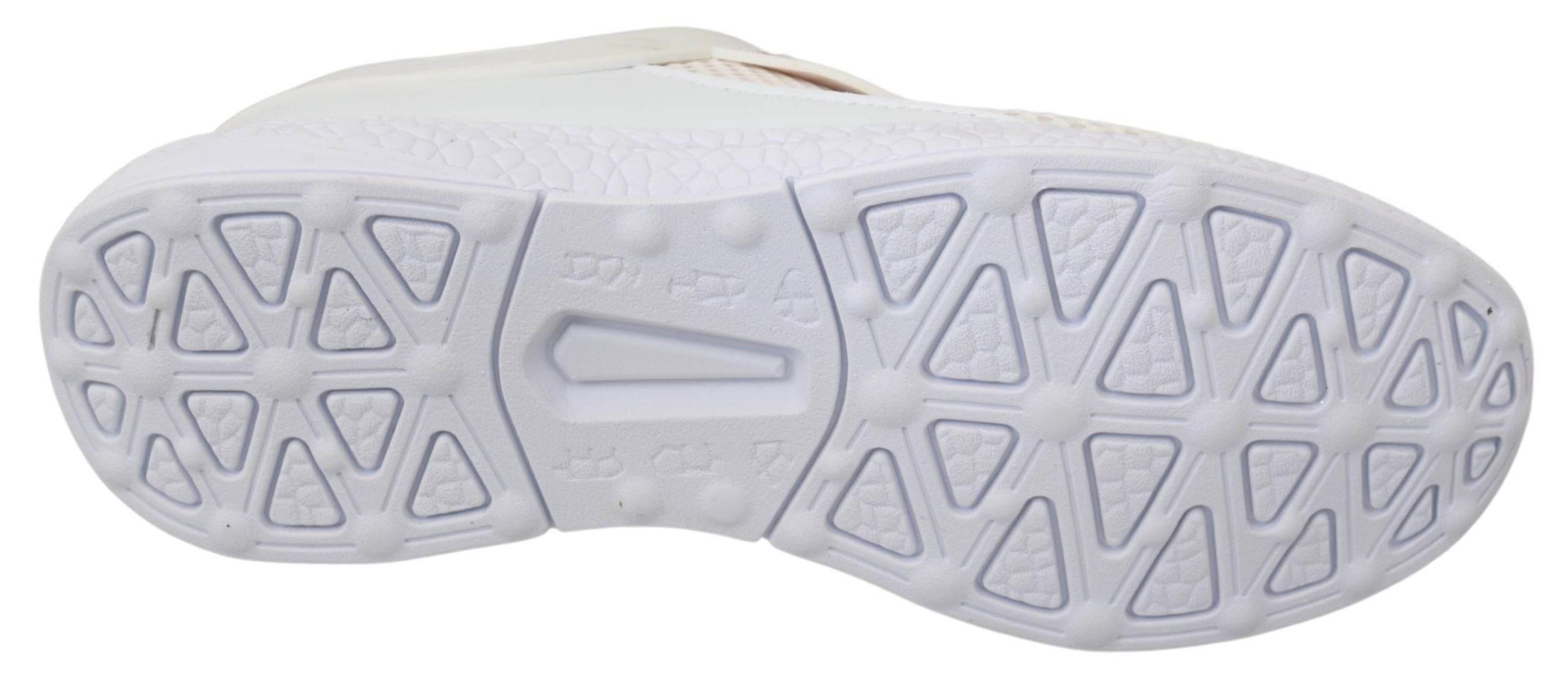 Philipp Plein White Pink Polyester Becky Sneakers Shoes - Hilstor