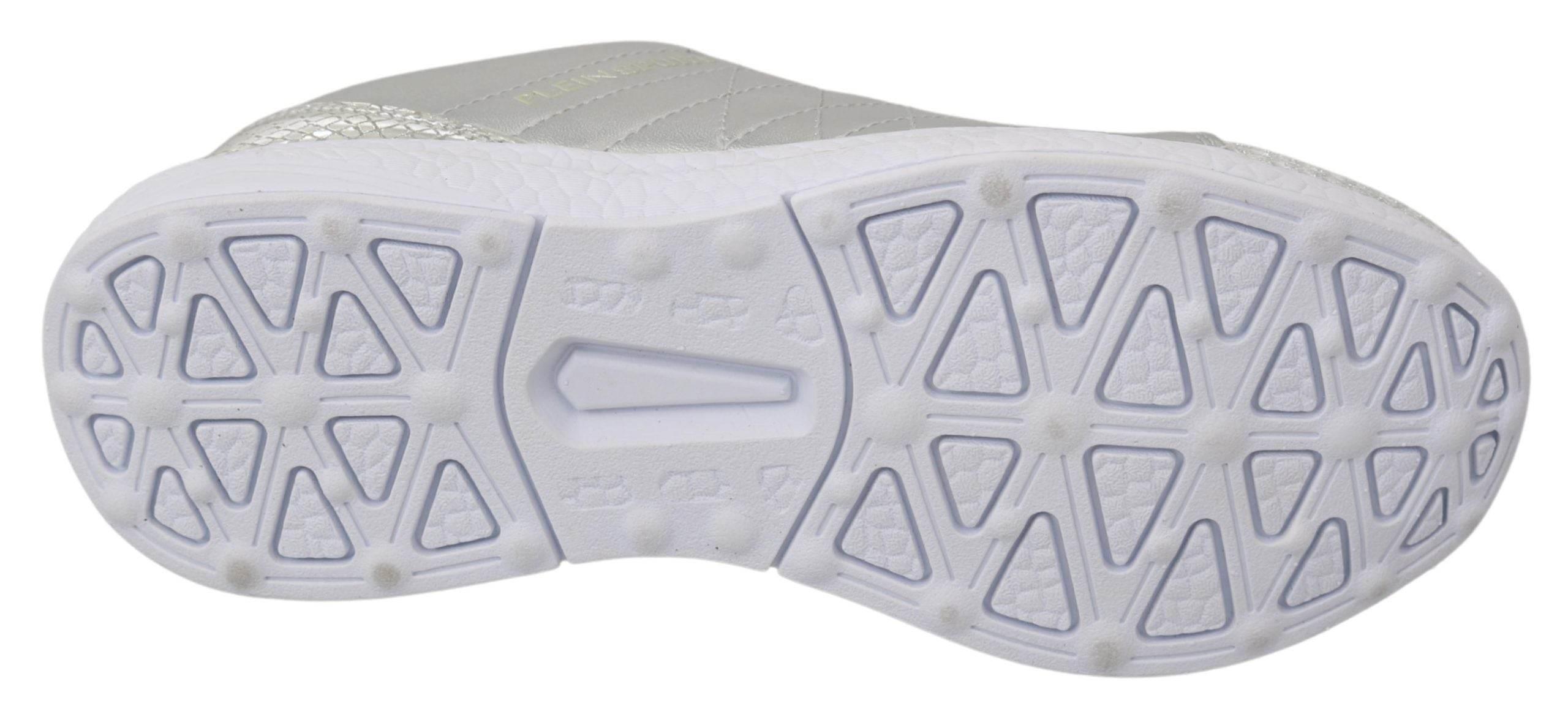 Philipp Plein Gisella Silver Polyester Sneakers Shoes - Hilstor