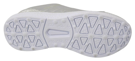 Philipp Plein Gisella Silver Polyester Sneakers Shoes - Hilstor