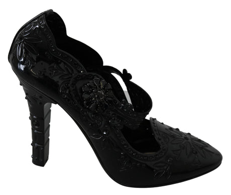Dolce & Gabbana Elegant Crystal Embellished Cinderella Pumps - Hilstor