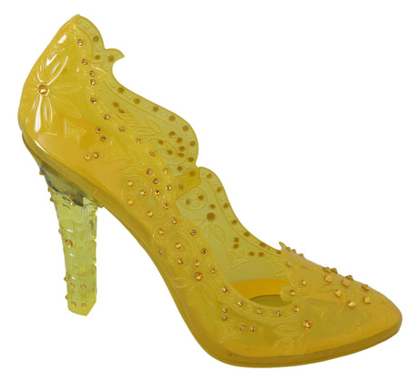 Dolce & Gabbana Enchanting Cinderella Crystal Pumps - Hilstor