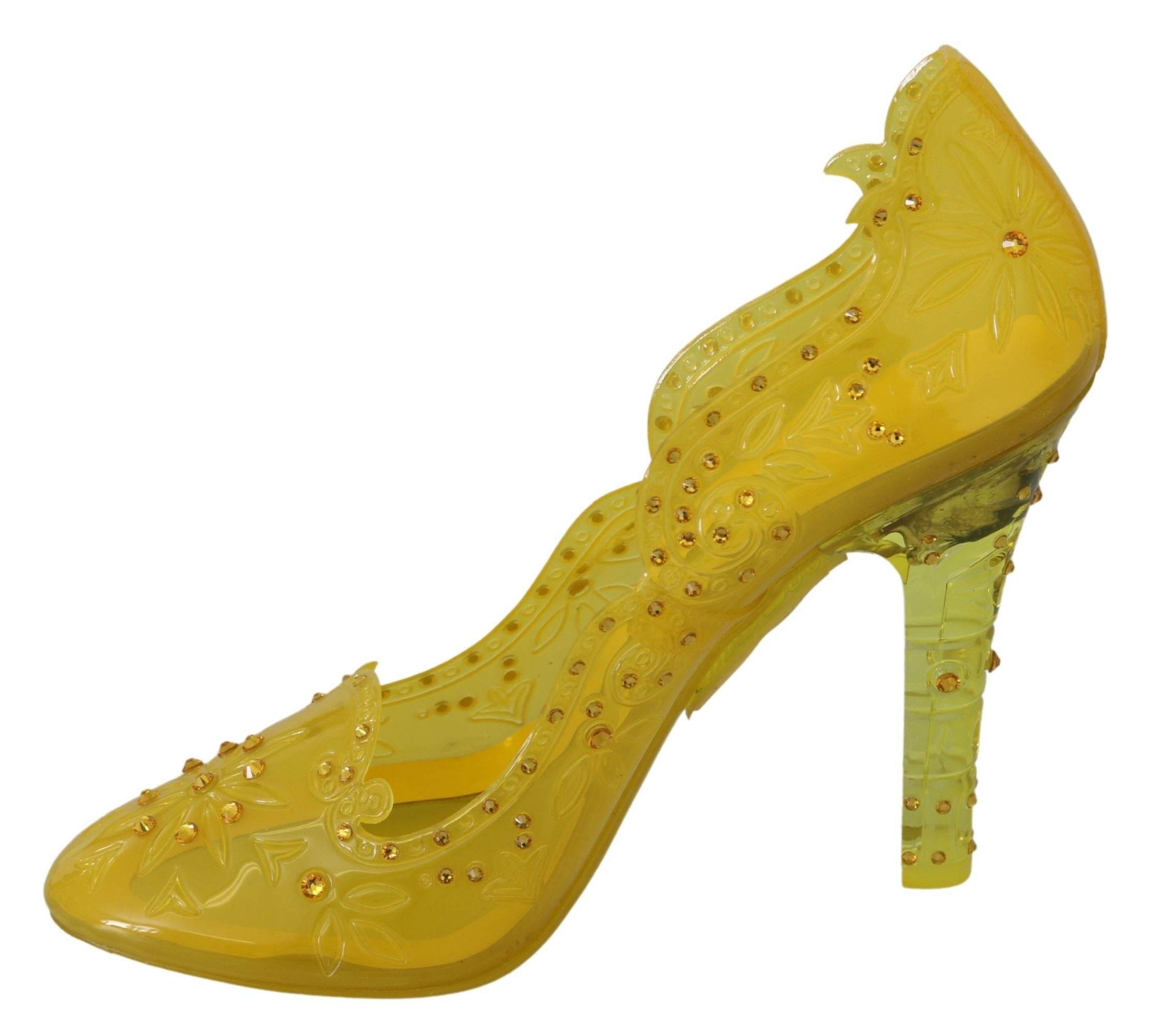 Dolce & Gabbana Enchanting Cinderella Crystal Pumps - Hilstor