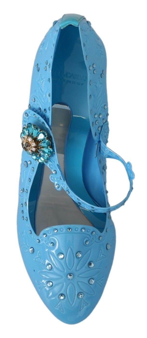 Dolce & Gabbana Enchanting Crystal Cinderella Pumps - Hilstor