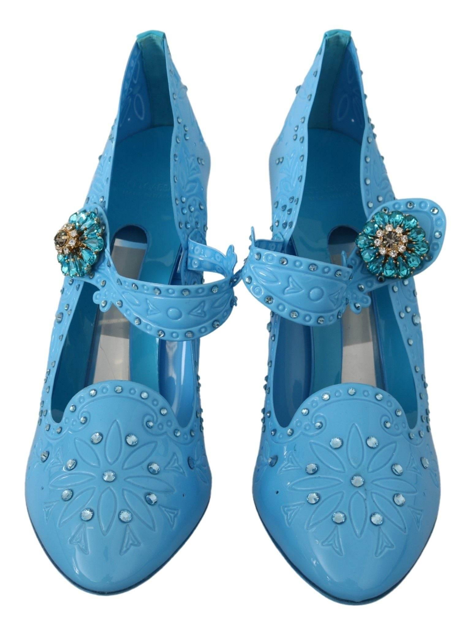 Dolce & Gabbana Enchanting Crystal Cinderella Pumps - Hilstor