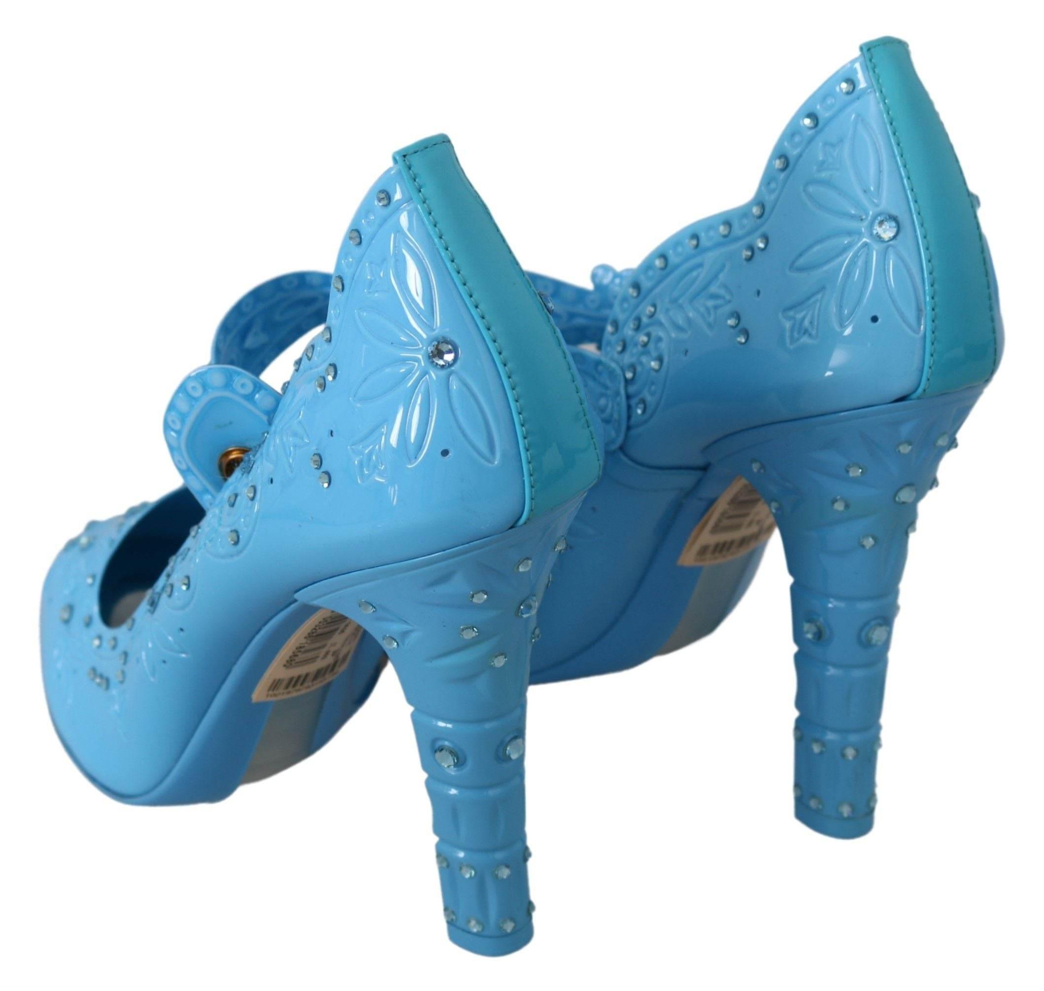 Dolce & Gabbana Enchanting Crystal Cinderella Pumps - Hilstor
