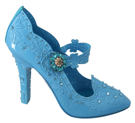 Dolce & Gabbana Enchanting Crystal Cinderella Pumps - Hilstor
