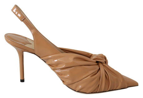 Jimmy Choo Elegant Pointed Toe Leather Pumps - Hilstor