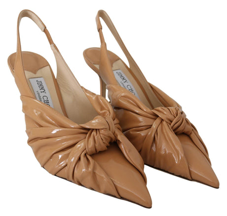 Jimmy Choo Elegant Pointed Toe Leather Pumps - Hilstor