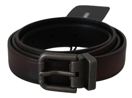 Dolce & Gabbana Elegant Leather Belt in Classic Brown - Hilstor