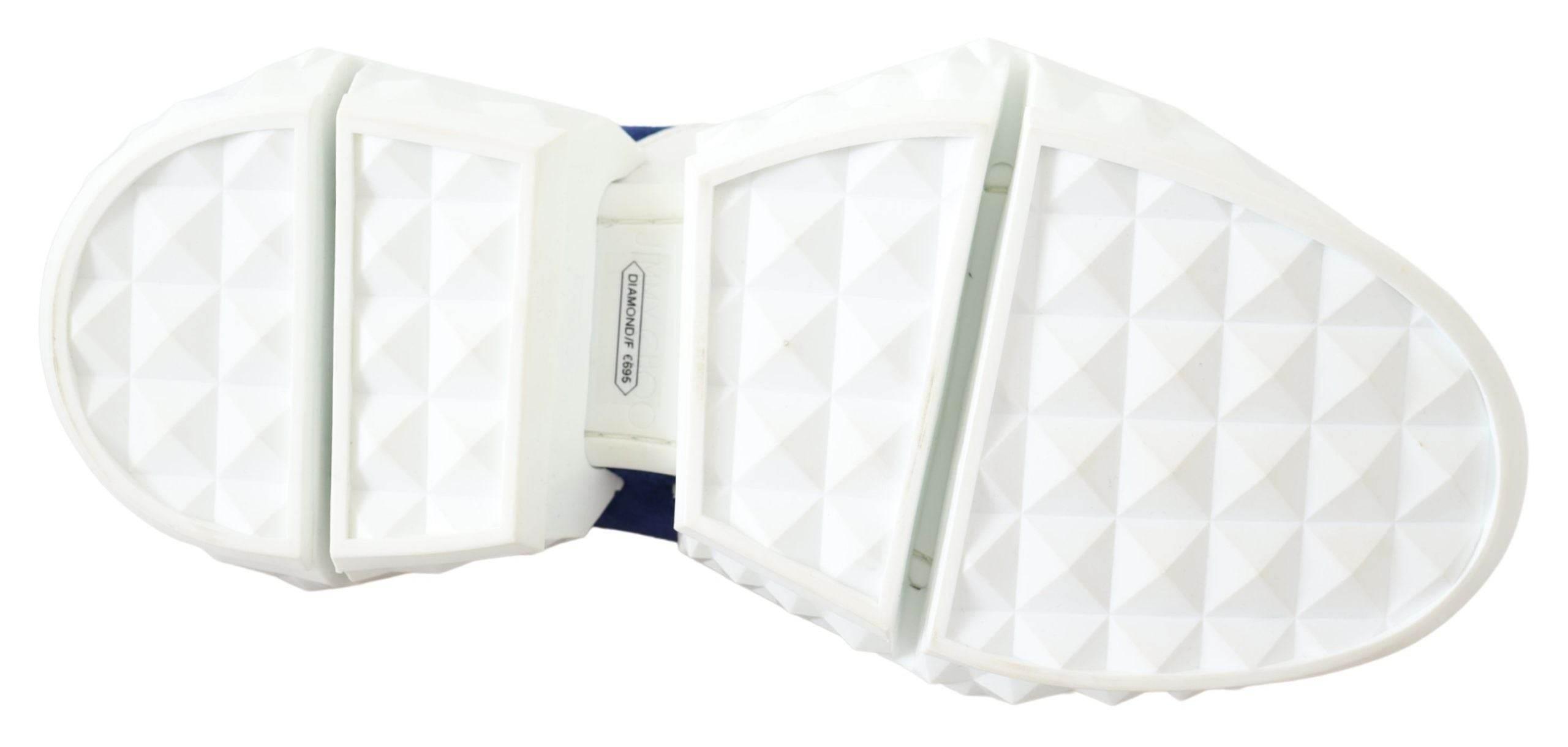 Jimmy Choo Electric Elegance Leather Mix Sneakers - Hilstor