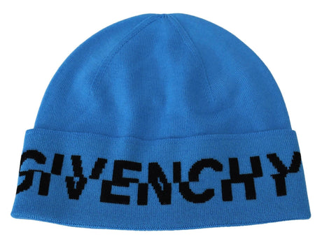 Givenchy Chic Woolen Beanie with Signature Black Logo - Hilstor