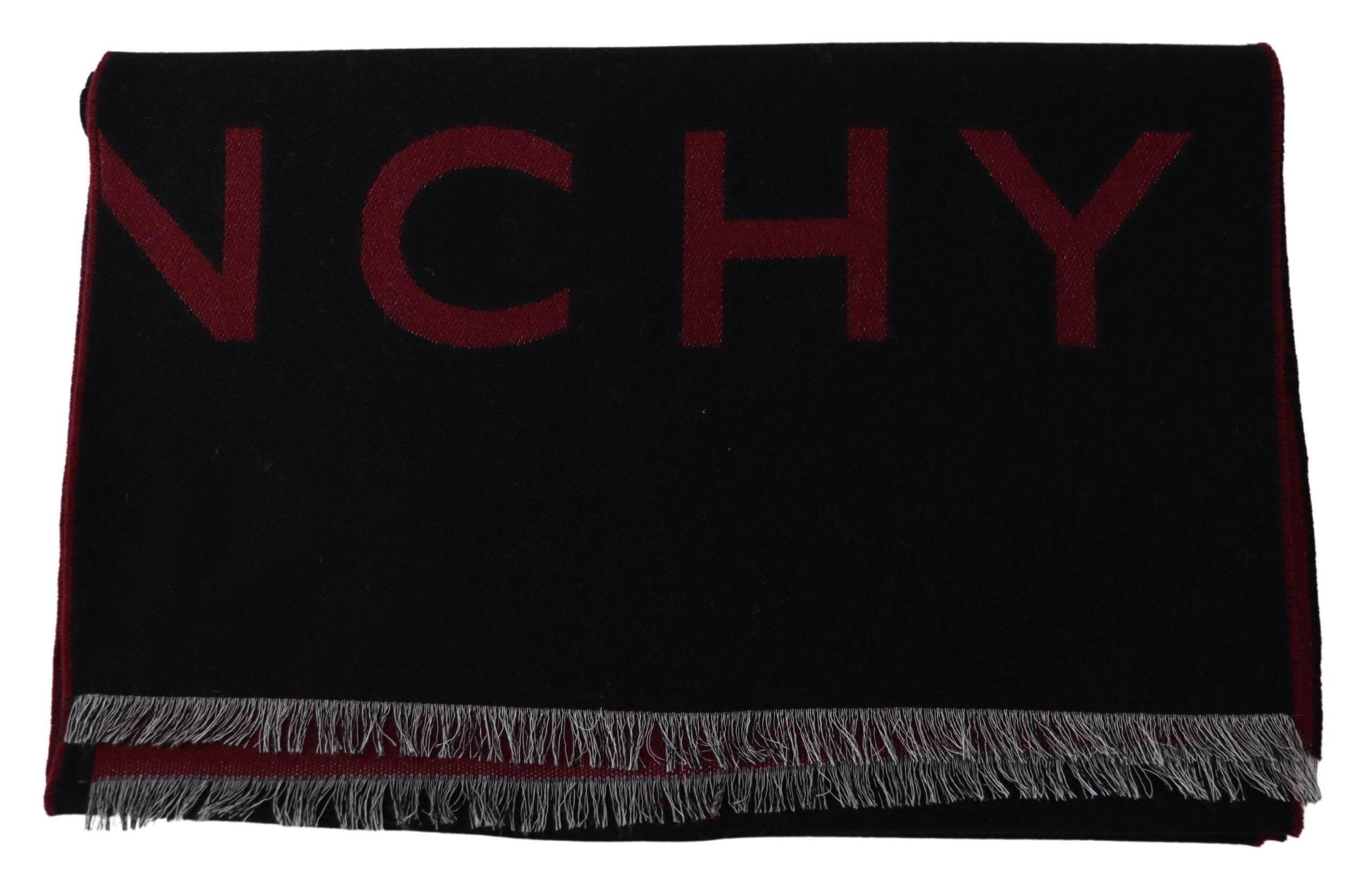 Givenchy Elegant Unisex Wool Silk Blend Scarf - Hilstor