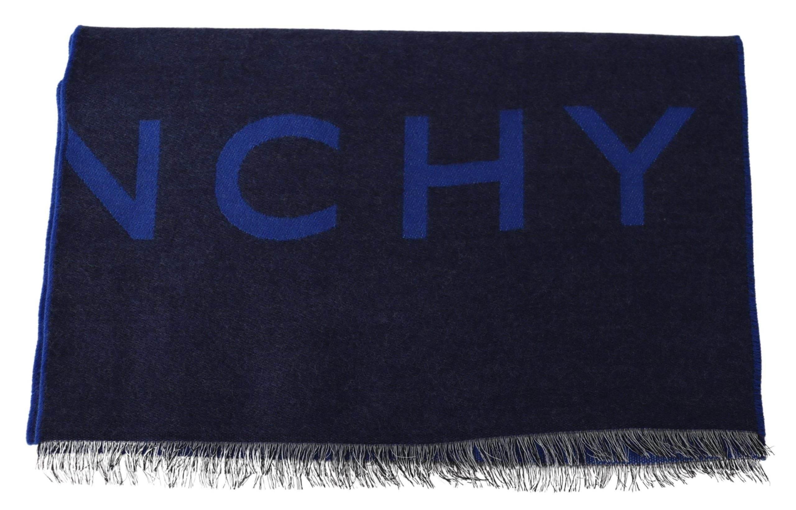 Givenchy Elegant Unisex Wool Silk Blend Scarf - Hilstor