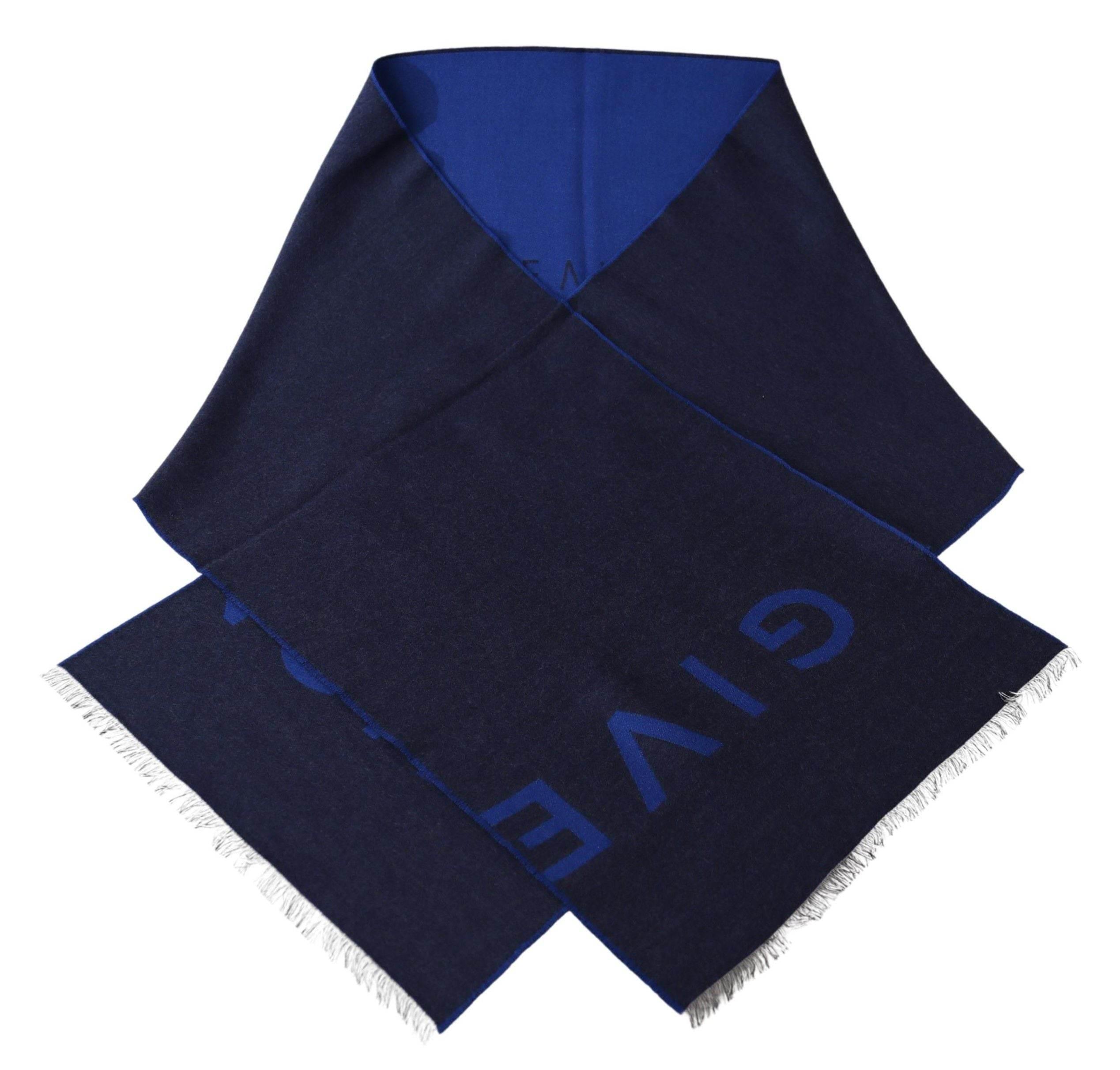 Givenchy Elegant Unisex Wool Silk Blend Scarf - Hilstor