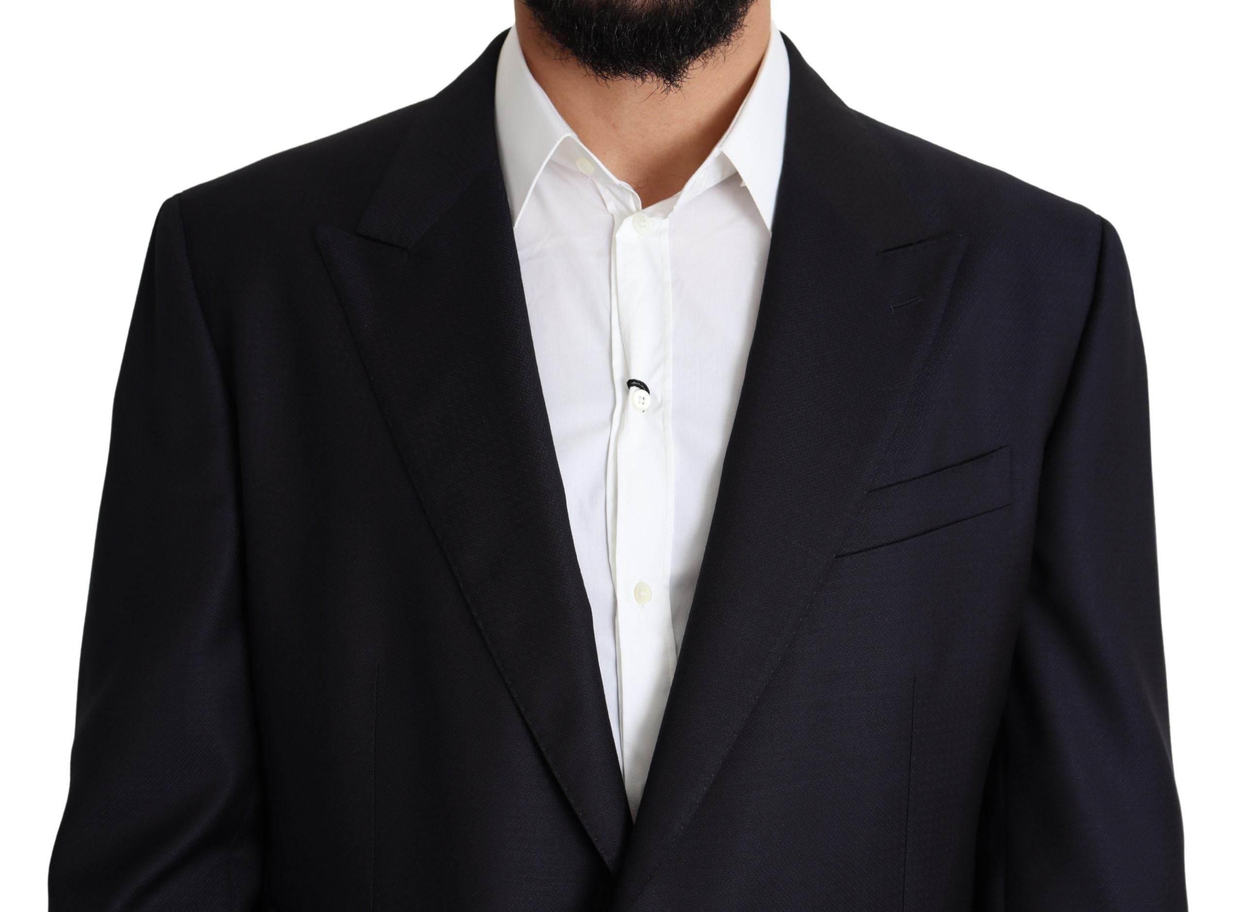 Dolce & Gabbana Black Wool Single Breasted NAPOLI Blazer - Hilstor