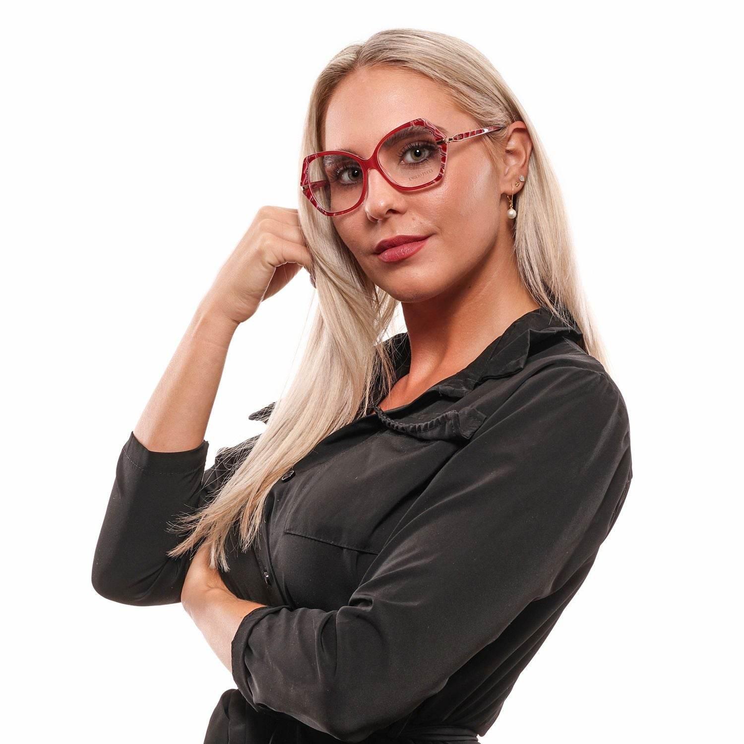 Emilio Pucci Red Women Optical Frames - Hilstor