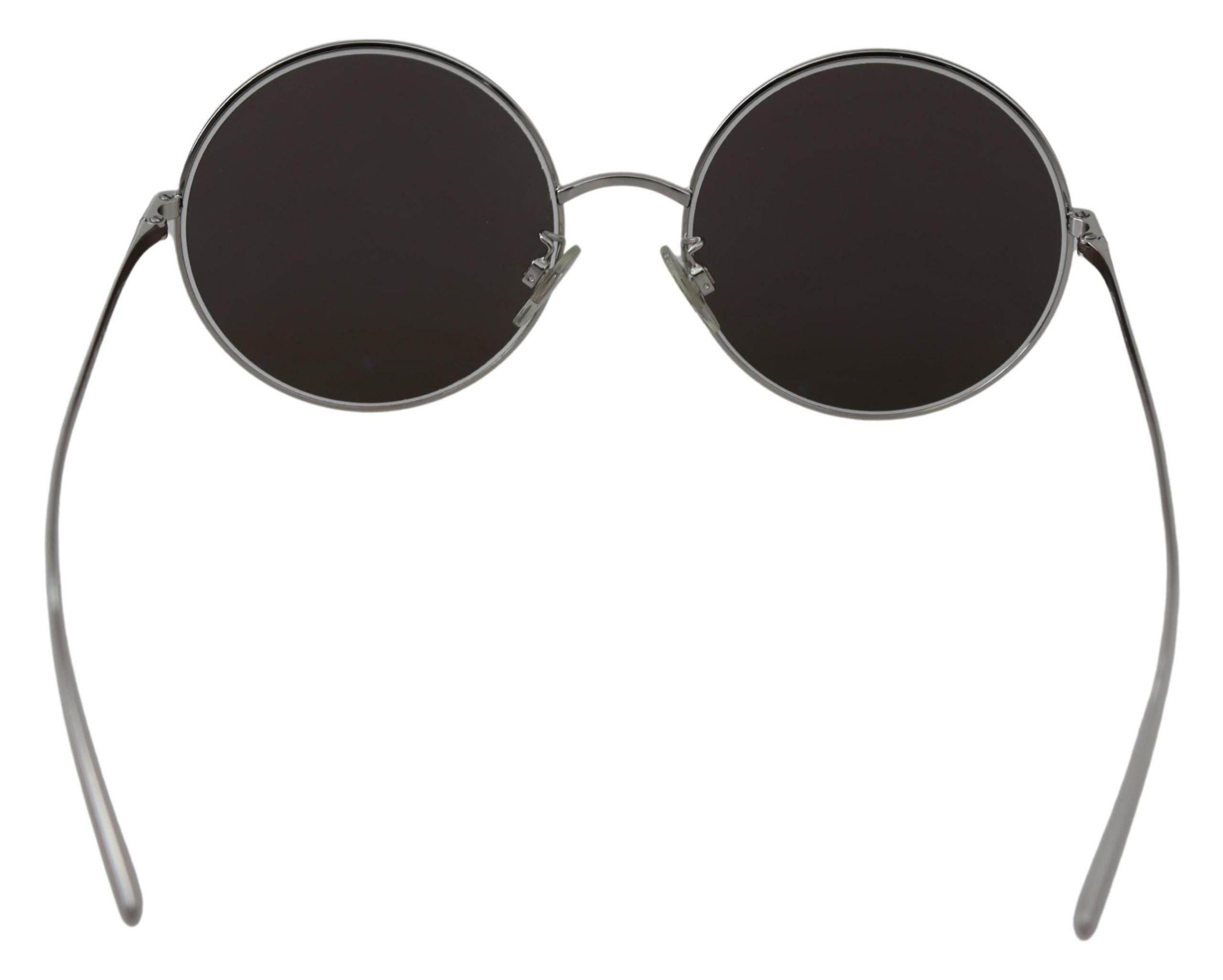 Dolce & Gabbana Chic Silver Grey Lens Sunglasses for Women - Hilstor