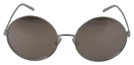 Dolce & Gabbana Chic Silver Grey Lens Sunglasses for Women - Hilstor