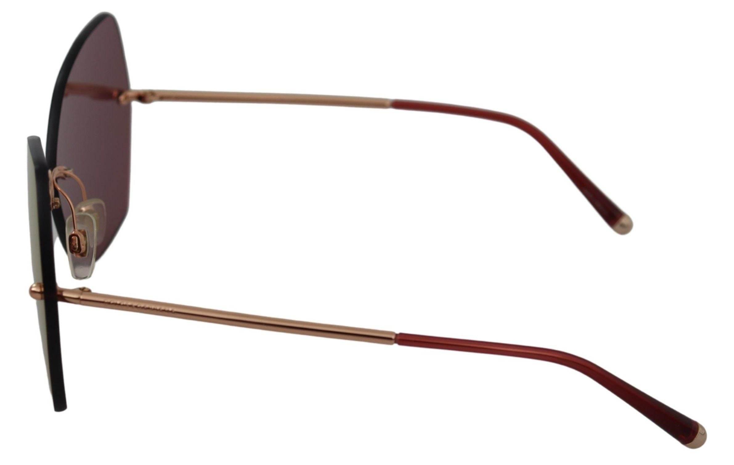 Dolce & Gabbana Chic Red 100% UV Protection Sunglasses - Hilstor