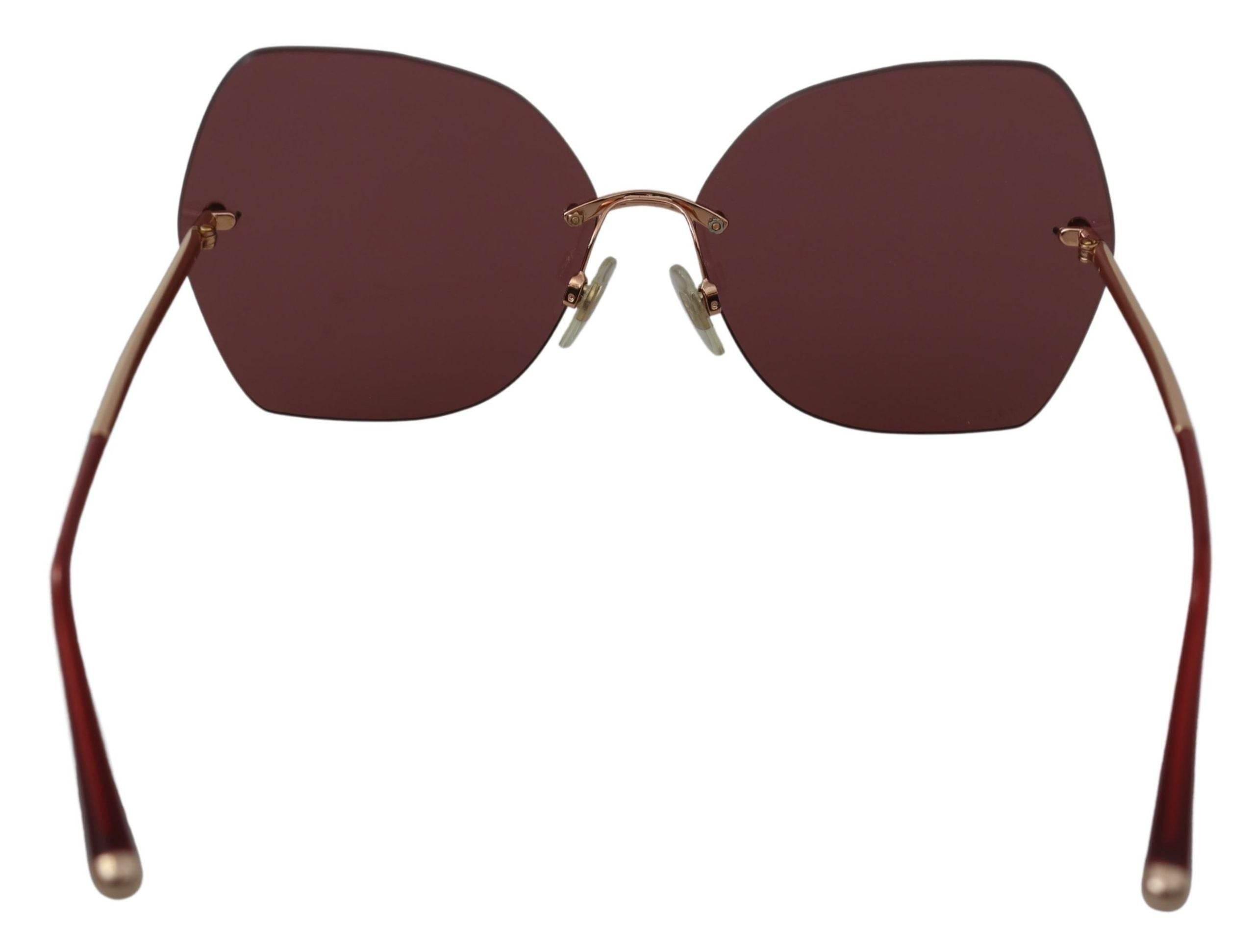 Dolce & Gabbana Chic Red 100% UV Protection Sunglasses - Hilstor