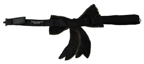 Dolce & Gabbana Elegant Silk Rhinestone Bow Tie - Hilstor