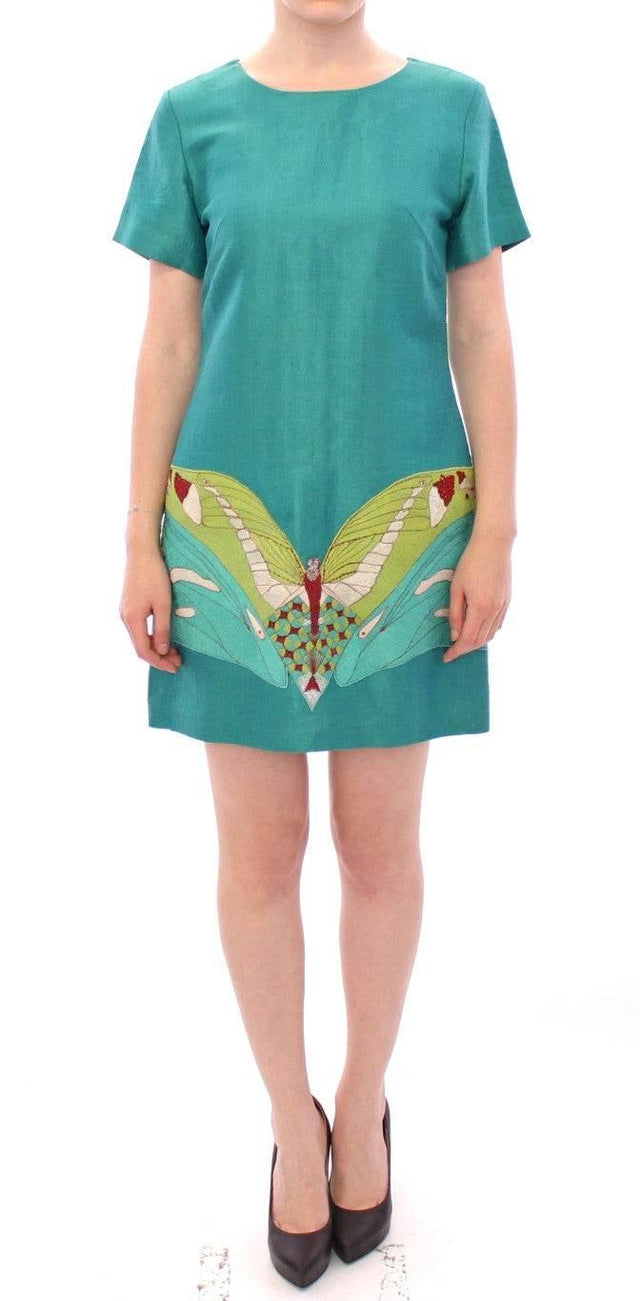 Lanre Da Silva Ajayi Green Above Knee Mini Dress - Hilstor