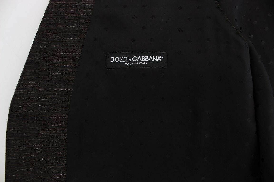 Dolce & Gabbana Black Wool Logo Dress Gilet Vest - Hilstor