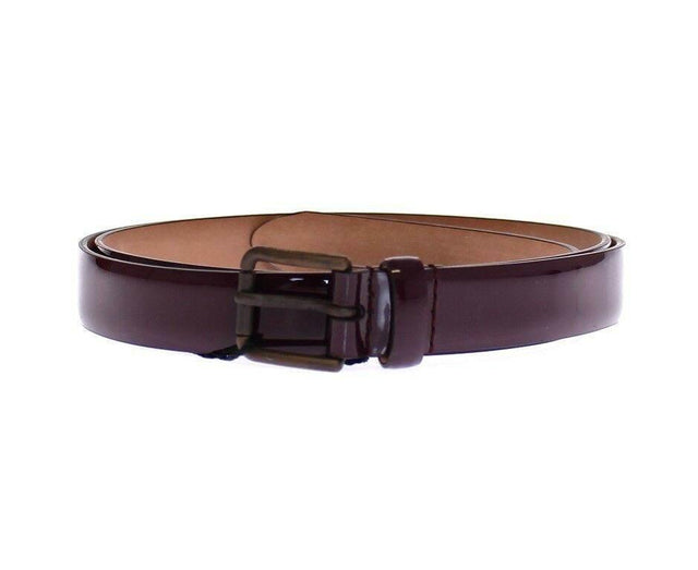 Dolce & Gabbana Elegant Purple Leather Belt - Hilstor