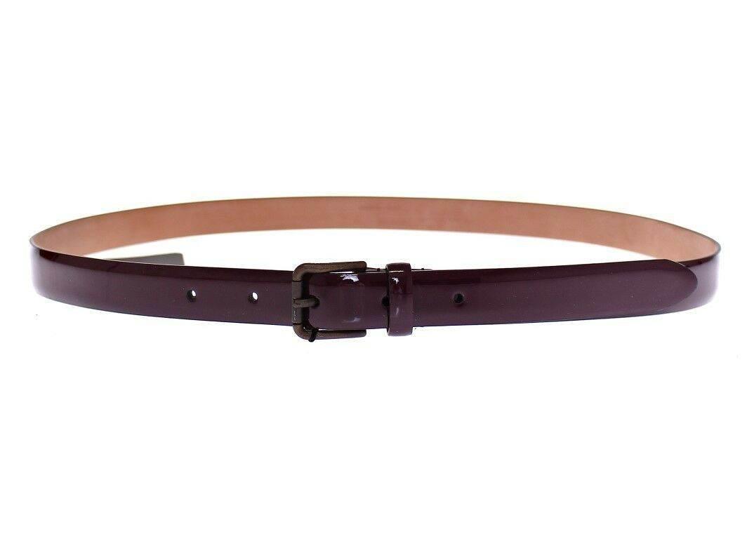 Dolce & Gabbana Elegant Purple Leather Belt - Hilstor