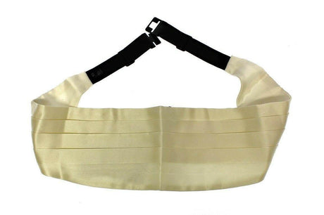 Dolce & Gabbana Exclusive White Silk Evening Cummerbund - Hilstor