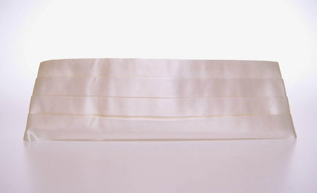 Dolce & Gabbana Elegant White Silk Cummerbund - Hilstor