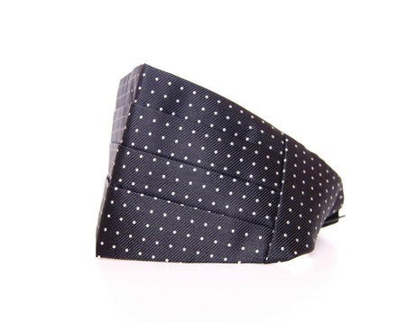 Dolce & Gabbana Elegant Black Silk Polka Dot Cummerbund - Hilstor