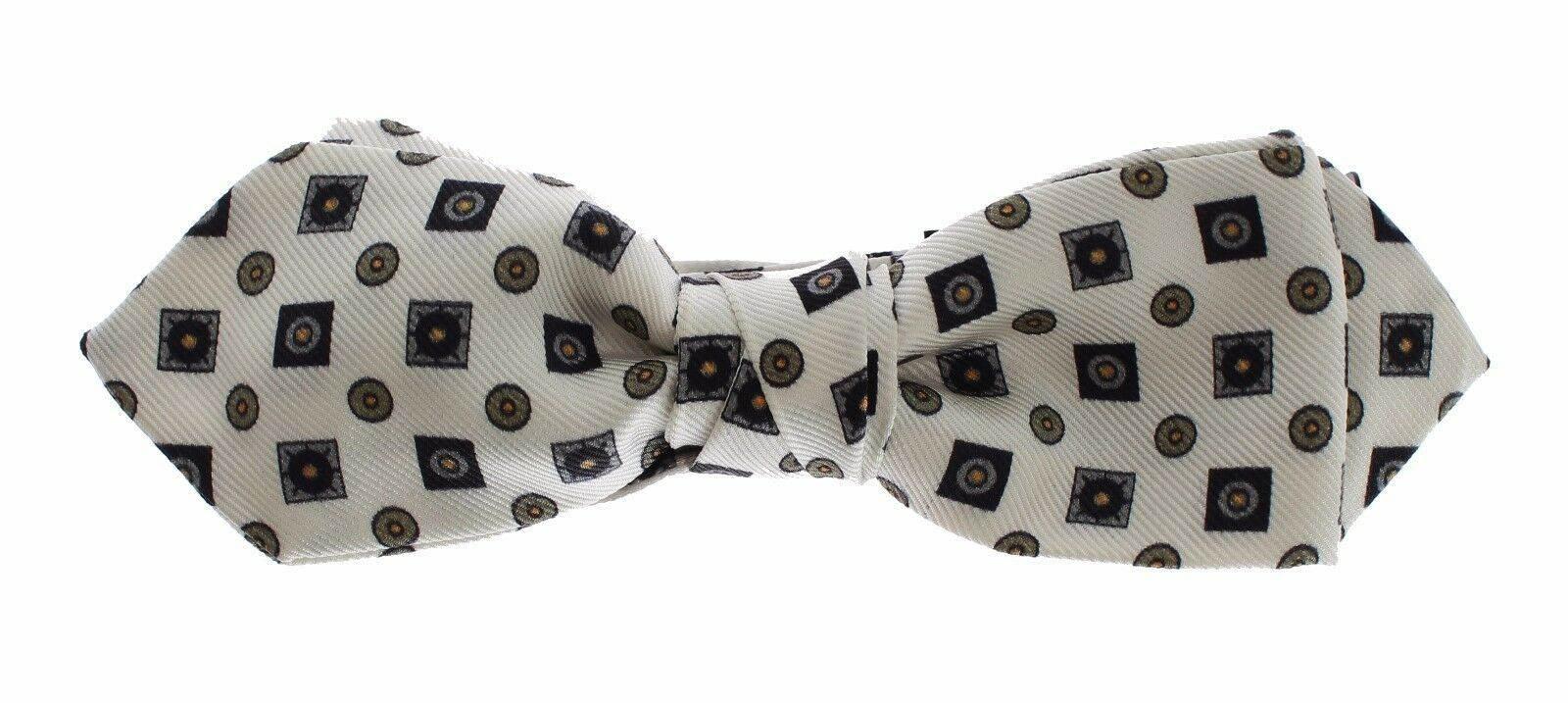 Dolce & Gabbana Elegant Baroque Silk Tie & Leather Belt Set - Hilstor