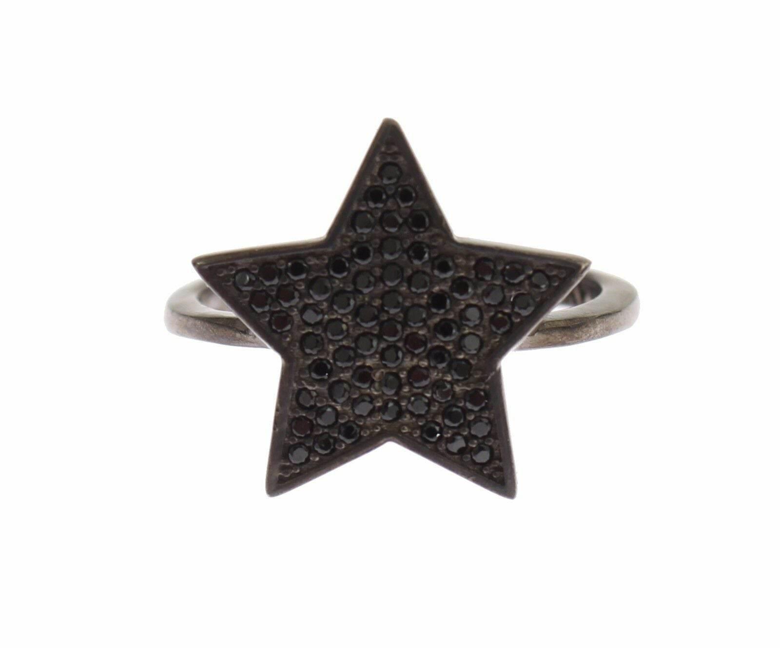 Nialaya Exquisite Sterling Silver CZ Crystal Ring - Hilstor