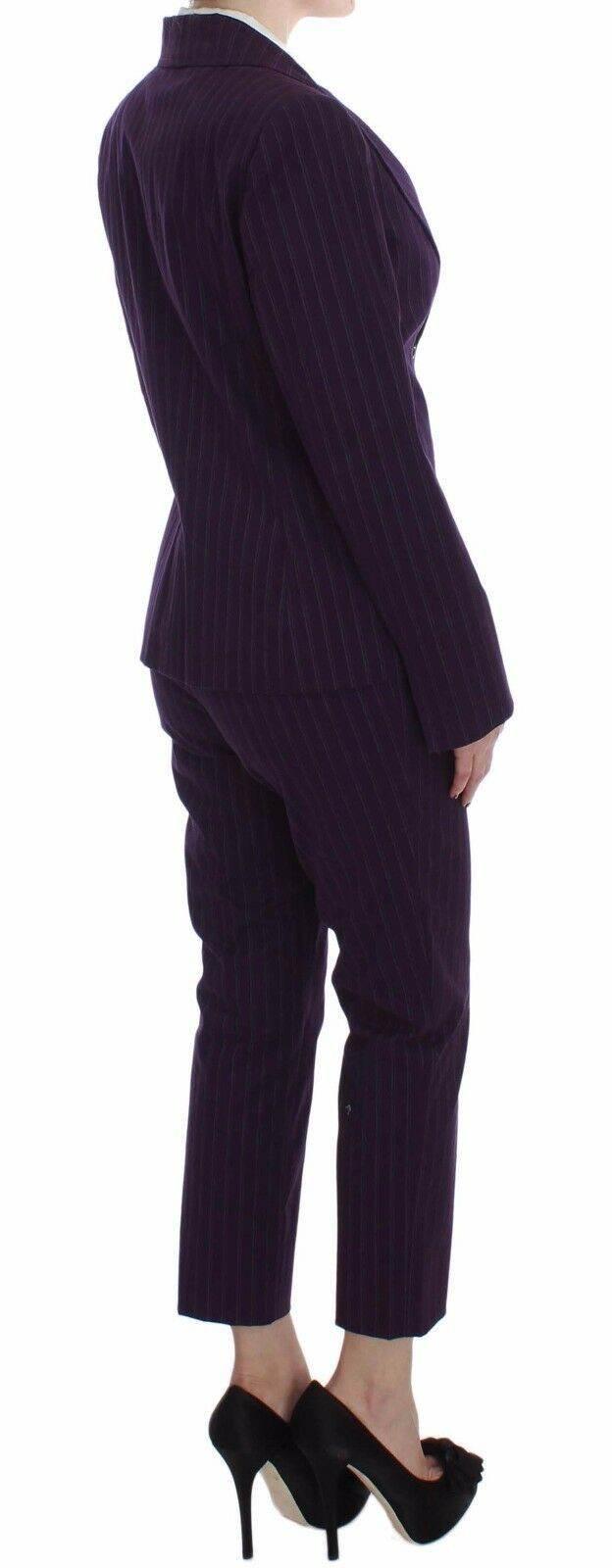 BENCIVENGA Elegant Striped Pant & Blazer Suit - Hilstor