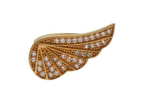 Nialaya Glamorous Gold Plated Crystal Ring - Hilstor
