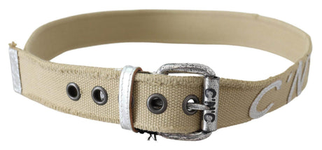 Costume National Elegant Beige Cotton Fashion Belt - Hilstor