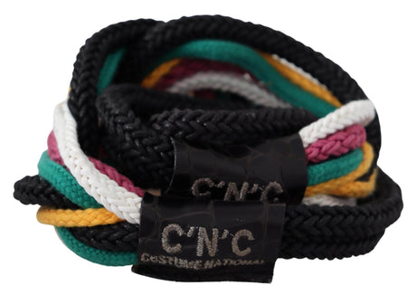 Costume National Chic Multicolor Twisted Rope Belt - Hilstor