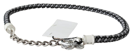 Costume National Multicolor Twisted Rope Leather Belt - Hilstor