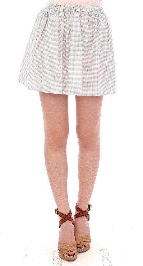 Andrea Incontri Chic White Mini Skirt - Elegant & Timeless - Hilstor