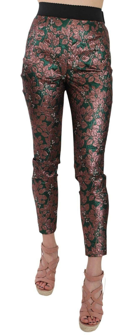 Dolce & Gabbana Elegant Multicolor Designer Pants - Hilstor