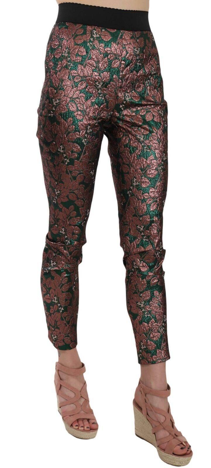 Dolce & Gabbana Elegant Multicolor Designer Pants - Hilstor