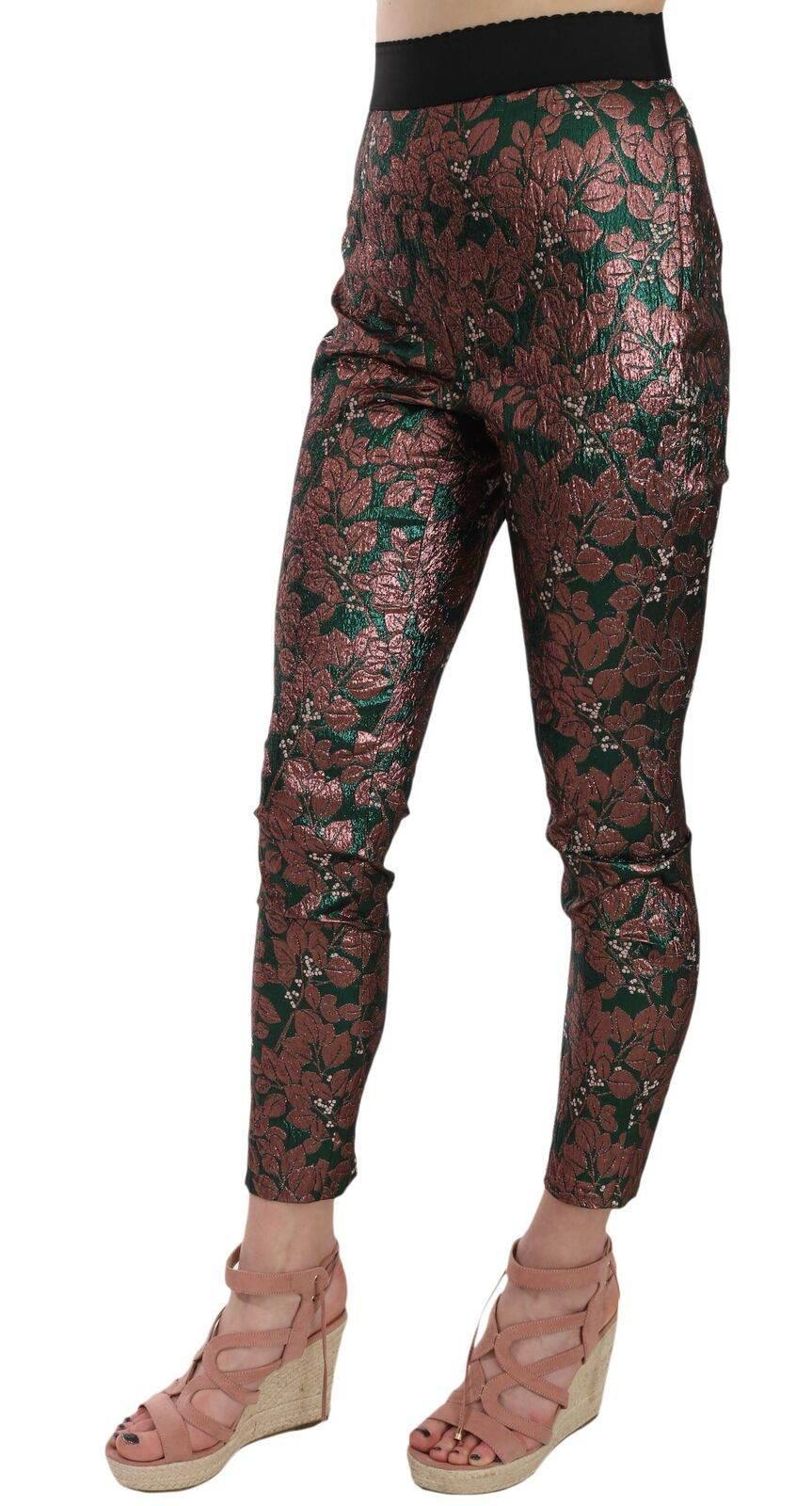 Dolce & Gabbana Elegant Multicolor Designer Pants - Hilstor