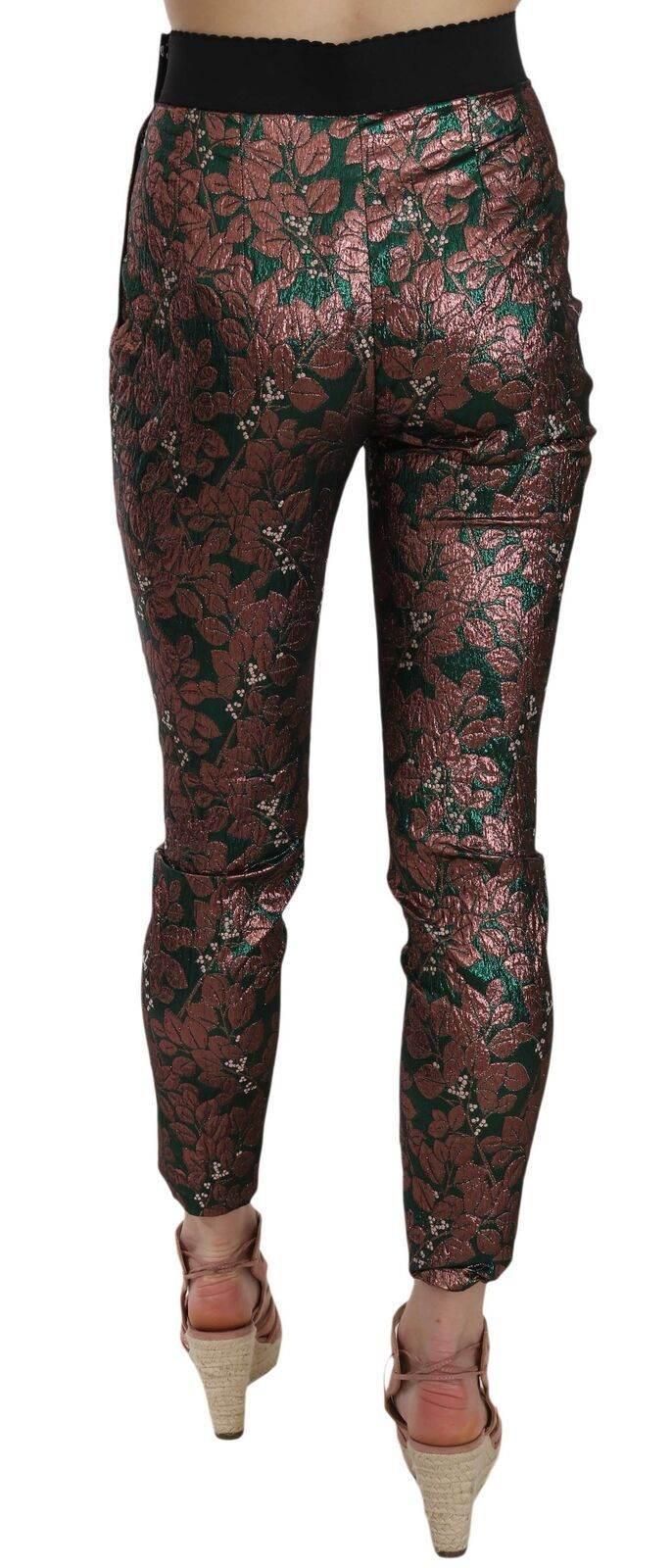 Dolce & Gabbana Elegant Multicolor Designer Pants - Hilstor