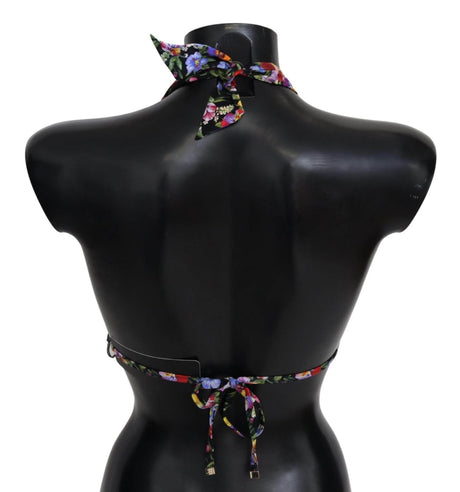 Dolce & Gabbana Chic Floral Printed Bikini Top - Hilstor