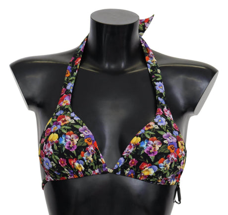 Dolce & Gabbana Chic Floral Printed Bikini Top - Hilstor