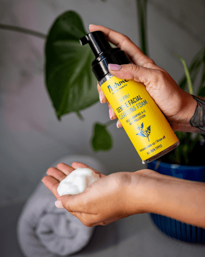 Gentle Neroli Cleansing Foam – 150ml, Natural Face Cleanser for All Skin Types, Made in Europe - Hilstor