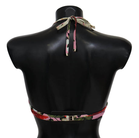 Dolce & Gabbana Floral Elegance Swimwear Top - Hilstor