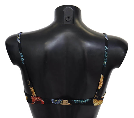 Dolce & Gabbana Chic Seashell-Print Bikini Top - Hilstor