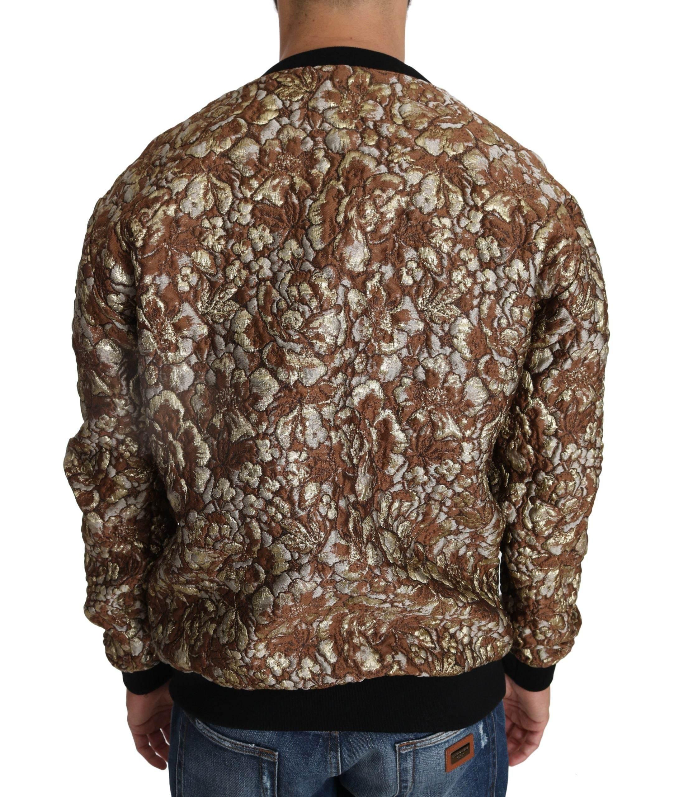 Dolce & Gabbana Opulent Multicolor Crewneck Sweater - Hilstor